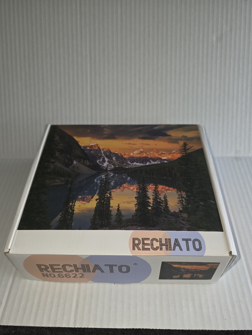 Rechiato 1000 Piece Jigsaw Puzzle - Mountain Sunset Reflection - No. 6622